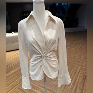 Elegant Cream Women's Top